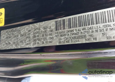 2019 Jeep Wrangler Unlimited Sport S 4X4 из США, поврежденный, VIN 1C4HJXDN9KW689695